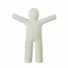 Figuur Petit Maurice L H41,5cm - polyresine - wit
