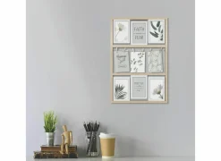 Fotocollage Calvi 40x60cm - hout - naturel