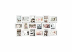 Fotokader Berlin set van 18 foto's 10x15cm - kunststof/plexiglas - wit