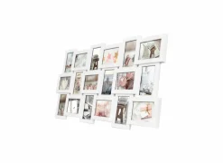 Fotokader Berlin set van 18 foto's 10x15cm - kunststof/plexiglas - wit