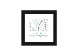 Fotokader Halmstad 15x15cm - hout massief - zwart