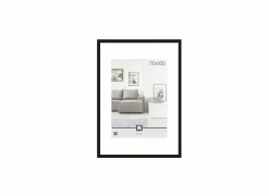 Fotokader Livorno 100x70cm - hout massief - zwart