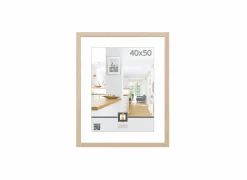 Fotokader Livorno 50x40cm - hout & glas - grijs
