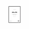 Fotokader Riga 70x50cm - hout massief - zwart
