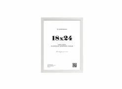 Fotokader Riga 24x18cm - hout massief - wit