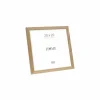Fotokader 20x20cm - hout & glas - bruin
