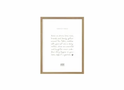 Fotokader 45x30cm - hout & glas - bruin