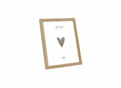 Fotokader 24x18cm - hout & glas - bruin