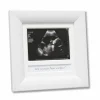 Fotokader 10x10cm - hout & glas - wit