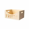 Fruitbox 39,5x30cm - hout massief - naturel