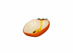 Fruitschaal Fresh appel 15,5x15cm - steen - geel