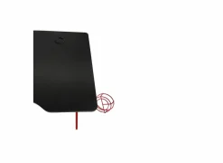 Gamingbureau Roald 120x60x74cm - melamine & metaal -  rood & zwart