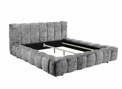 Gestoffeerd bed Bexley 160x200cm - stof - grijs