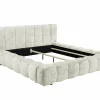 Gestoffeerd bed Bexley 160x200cm - stof - ivoor