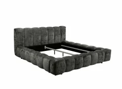 Gestoffeerd bed Bexley 180x200cm - stof - zwart