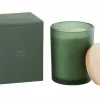 Geurkaars Bois Givre Ø10,5x14cm - glas/paraffine - groen