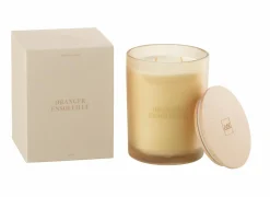 Geurkaars Orange Ensoleille Ø10,5x14cm - glas/paraffine - oranje