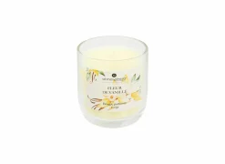 Geurkaars Oudy Vanille H9,5cm 30u geel