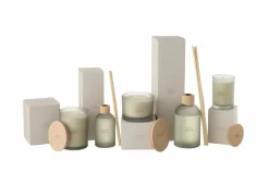 Geurstokjes Musc Obscur 550ml - glas - beige