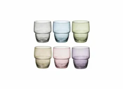 Glas Rodrig'eau 25cl - glas - multicolor set van 6