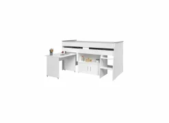 Halfhoogslaper Reverse 90x200cm - decor - wit