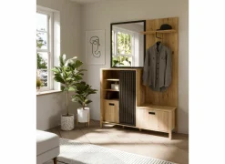 Halkast Jytana 132cm - decor - mauvella eik & zwart