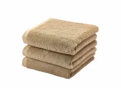 Handdoek London 55x100cm - katoen - golden