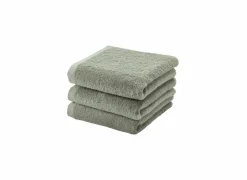 Handdoek London 55x100cm - katoen - groen