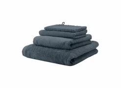 Handdoek London 55x100cm - katoen - steel