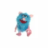 Handpop Monster to go Schorsch H35cm - polyester - blauw/roze