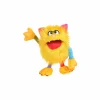 Handpop Monster to go Schickimicki  H35cm - polyester - geel/multicolor