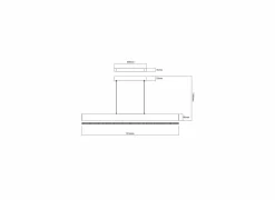 Hanglamp Alyn 120x150cm 38W