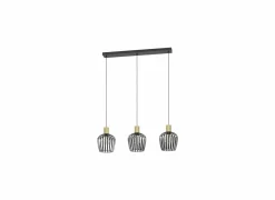 Hanglamp Empoli 90x20cm 40W E27 staal zwart