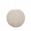 Hanglamp Jordy Bol Ø35cm - linnen - beige