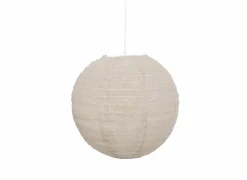 Hanglamp Jordy Bol Ø35cm - linnen - beige