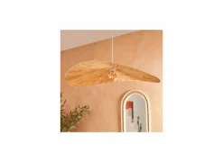 Hanglamp Orane Ø78cm - raffia - beige