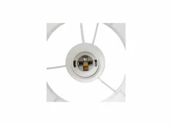 Hanglamp Tobie Ø25cm - katoen/staal - wit