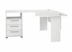 Hoekbureau Prima decor - wit