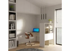 Hoekbureau Strate 156x133x91cm - decor - kronberg eik & wit