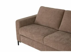 Hoeksalon Alea 291x190cm - stof - siena met bedfunctie