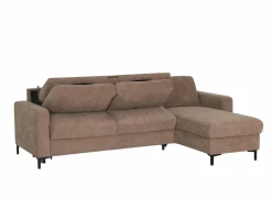 Hoeksalon Alea 291x190cm - stof - siena met bedfunctie