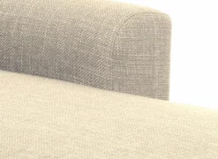 Hoeksalon Flemingsburg 226x165cm - stof - beige met bedfunctie en opbergruimte