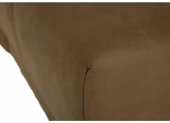 Hoeksalon Rimini 388x224cm - stof - cognac met bedfunctie