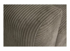 Hoeksalon Slider 279x186cm - ribcord stof - bruin met bedfunctie