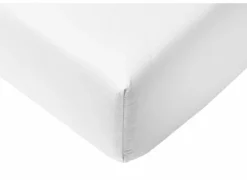 Hoeslaken Arya 140x200cm - katoen - wit