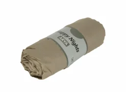 Hoeslaken Arya 90x200cm - katoen - mastiek