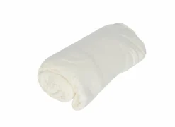 Hoeslaken Lauren 140x200cm - jersey katoen - gebroken wit