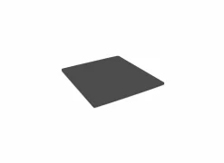 Hoeslaken topper 90x190/120x220cm katoen antraciet