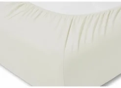 Hoeslaken Venturo 90x200cm - flanel - ivoor