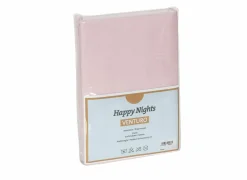 Hoeslaken Venturo 180x200cm - flanel - roze